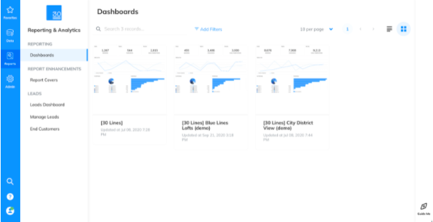 30 Lines Insights Reports